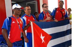The first group of Paralympic medalists returned to Cuba 
